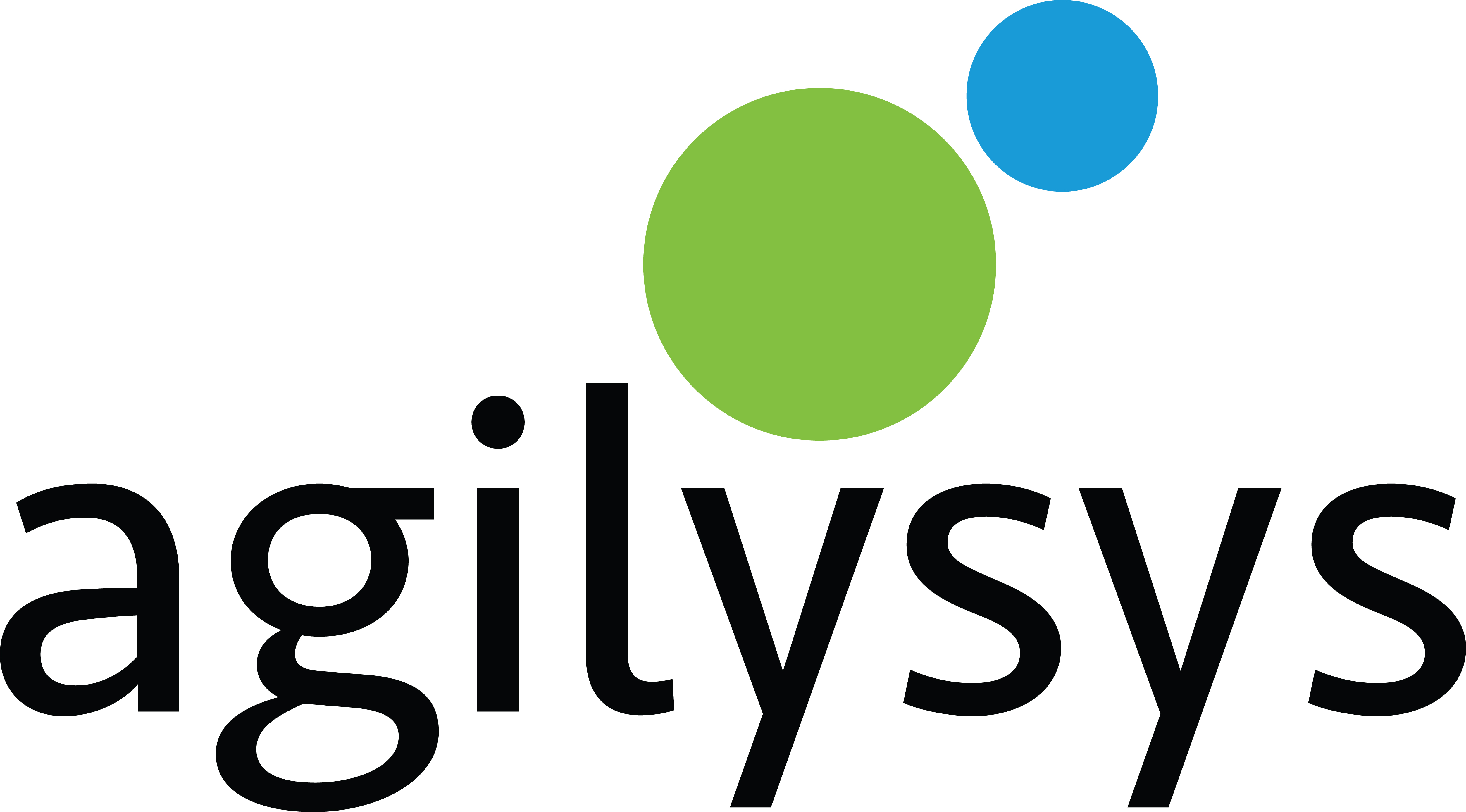 Agilysys Logo with tagline - PMS 376 and 2925