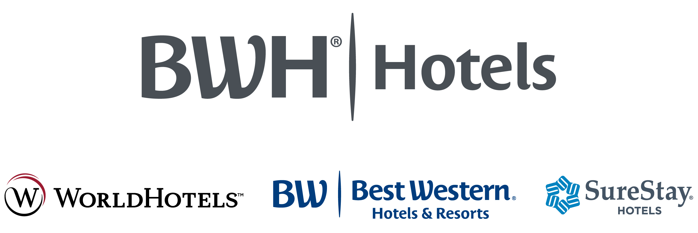 BWH Hotels and 3 Master Brand Logos Stacked CMYK-cr